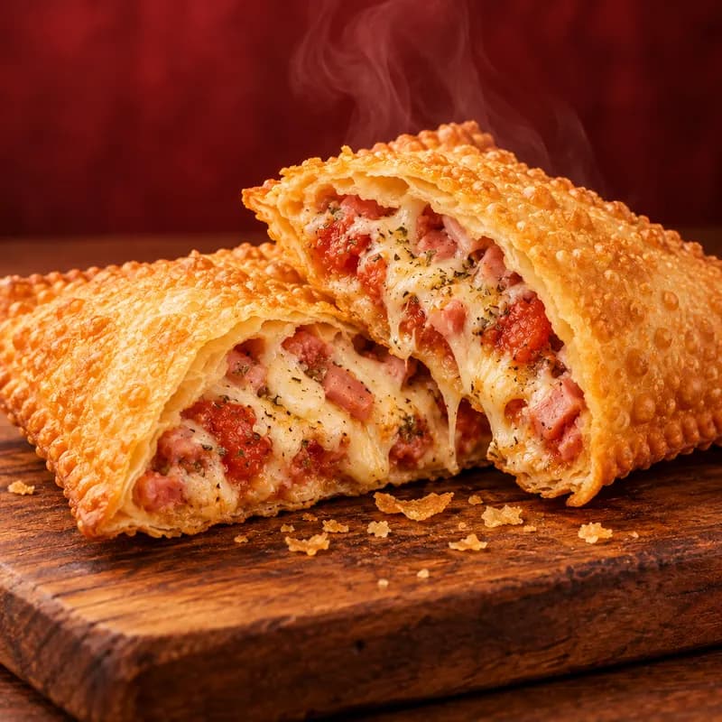 Pastel de pizza com queijo e tomate